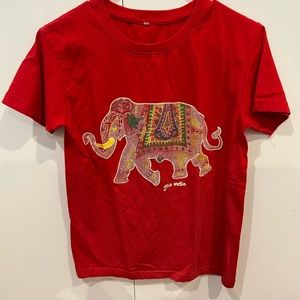 Red elephant shirt